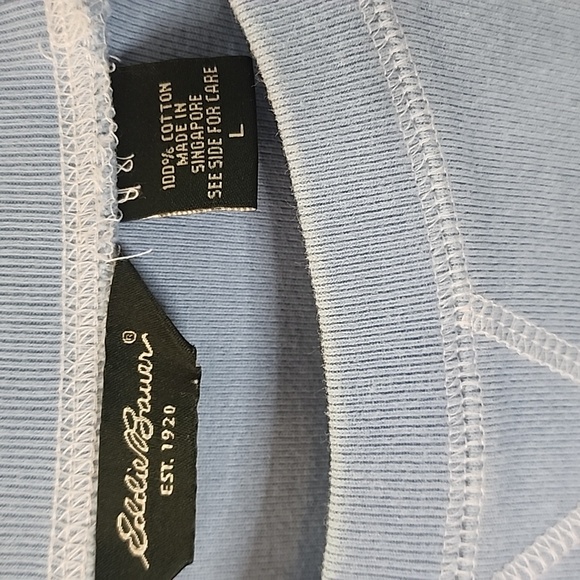 Eddie Bauer Sky Blue Crewneck Sweatshirt Size M - Picture 3 of 5